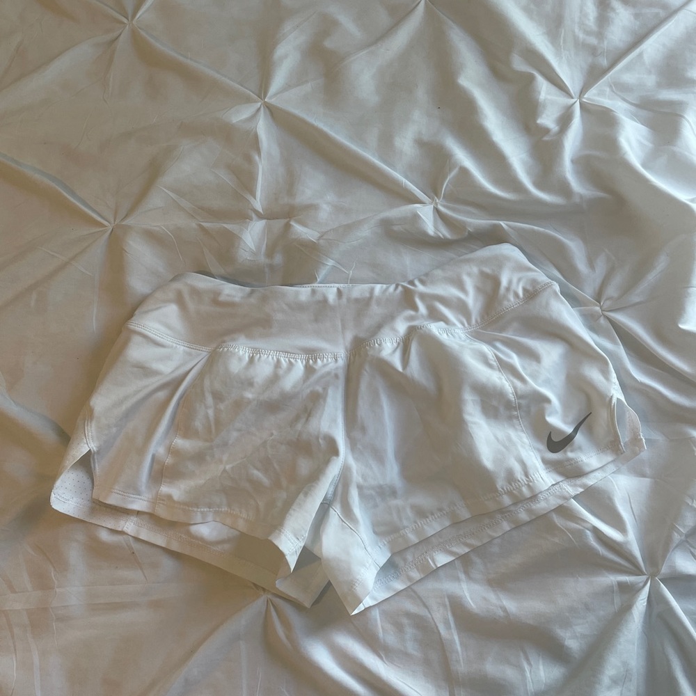Nike white shorts
